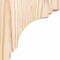 Ekena Millwork Pescadero Smooth Corbel, Douglas Fir, 3 1/2"W x 6"D x 6"H COR04X06X06PEC00SDF - alternate 4